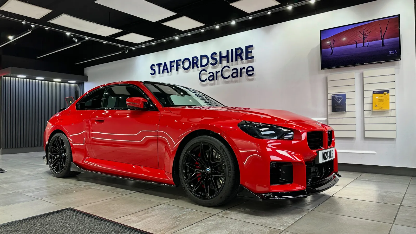 A BMW M2 With PPF Installation IN Rugeley Staffordshire MB Motors