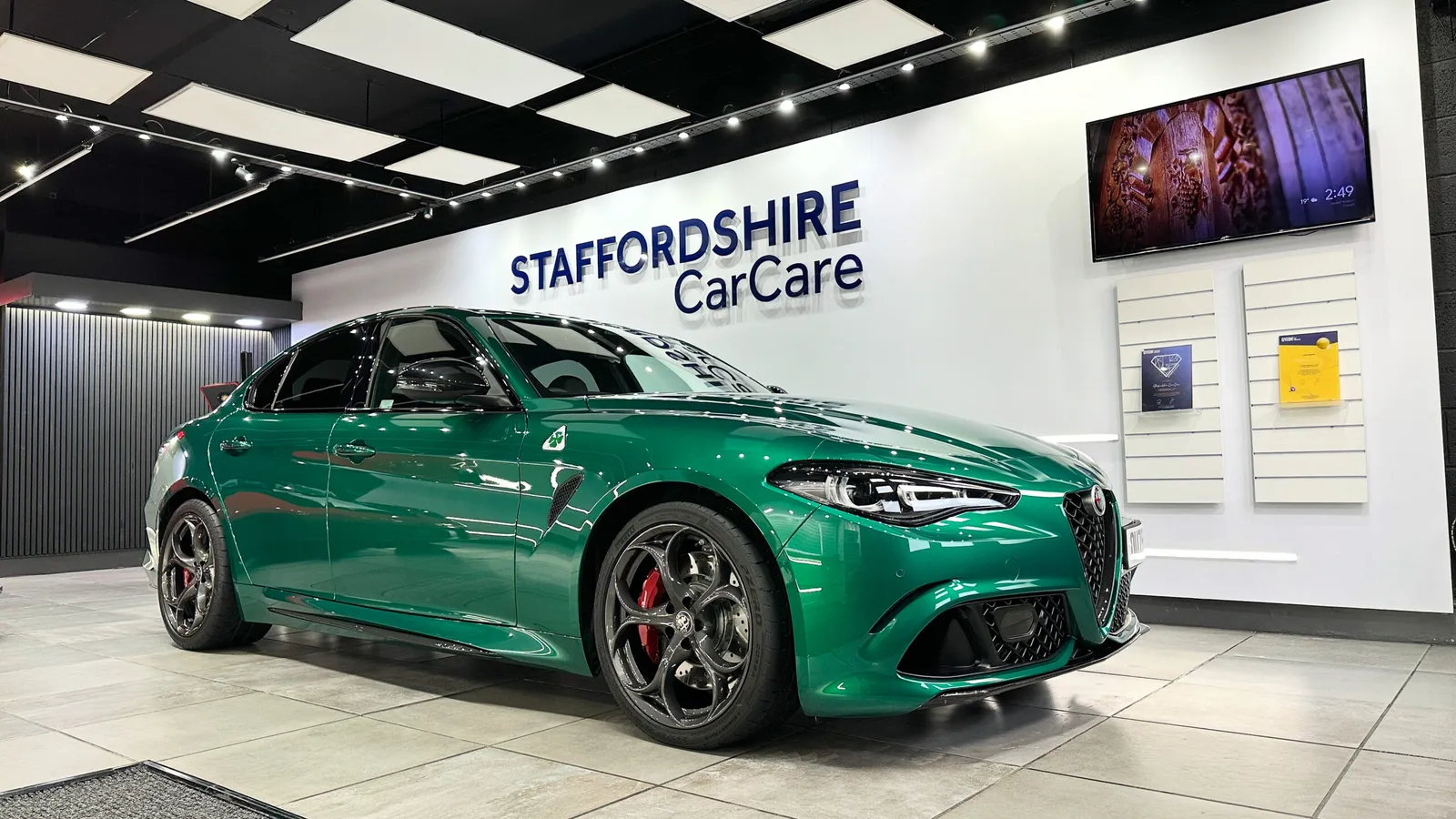 Car With Ceramic Coating And PPF Installed In Rugeley
