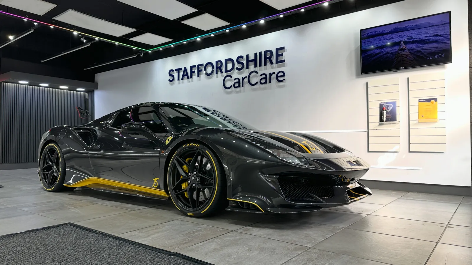 Ferrari Pista Ceramic Coating Rugeley Detailing Centre